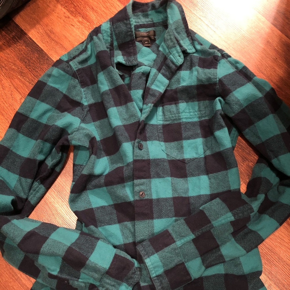 NWOT J.Crew plaid button up